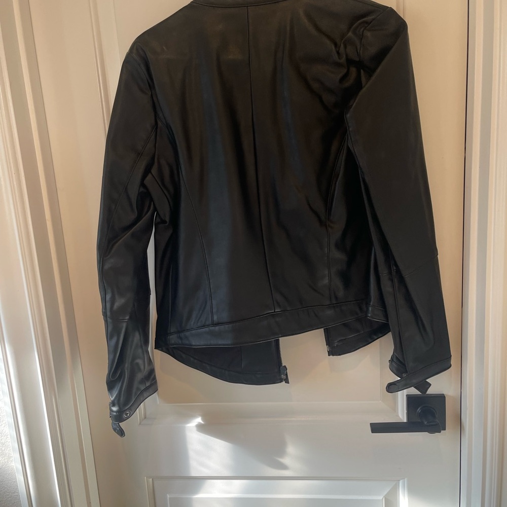 Calvin Klein Jeans Black Leather Jacket